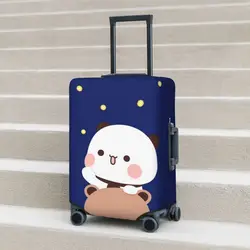 Bubu And Dudu Suitcase Cover Holiday Panda bear hugs love Practical Luggage Accesories Travel Protection