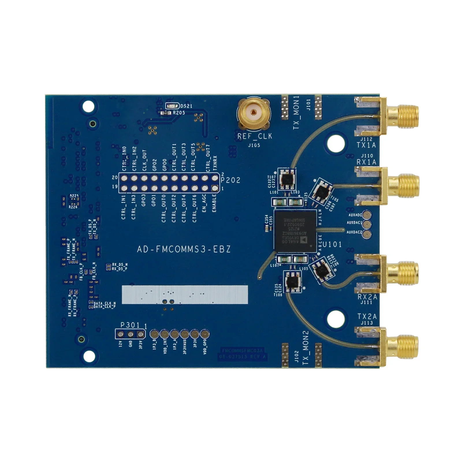 AD-FMCOMMS3-EBZ 70MHz ~ 6GHz AD9361 SDR جهاز الإرسال والاستقبال مجلس البرمجيات تعريف الراديو للأجهزة التناظرية