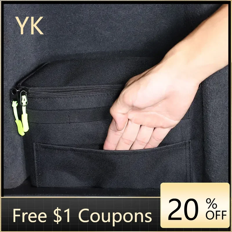 

Для BMW X5 F15 2014-2018 ткань Оксфорд, черная сумка для хранения багажника автомобиля на правых инструментах, упаковка для уборки, аксессуары для интерьера автомобиля