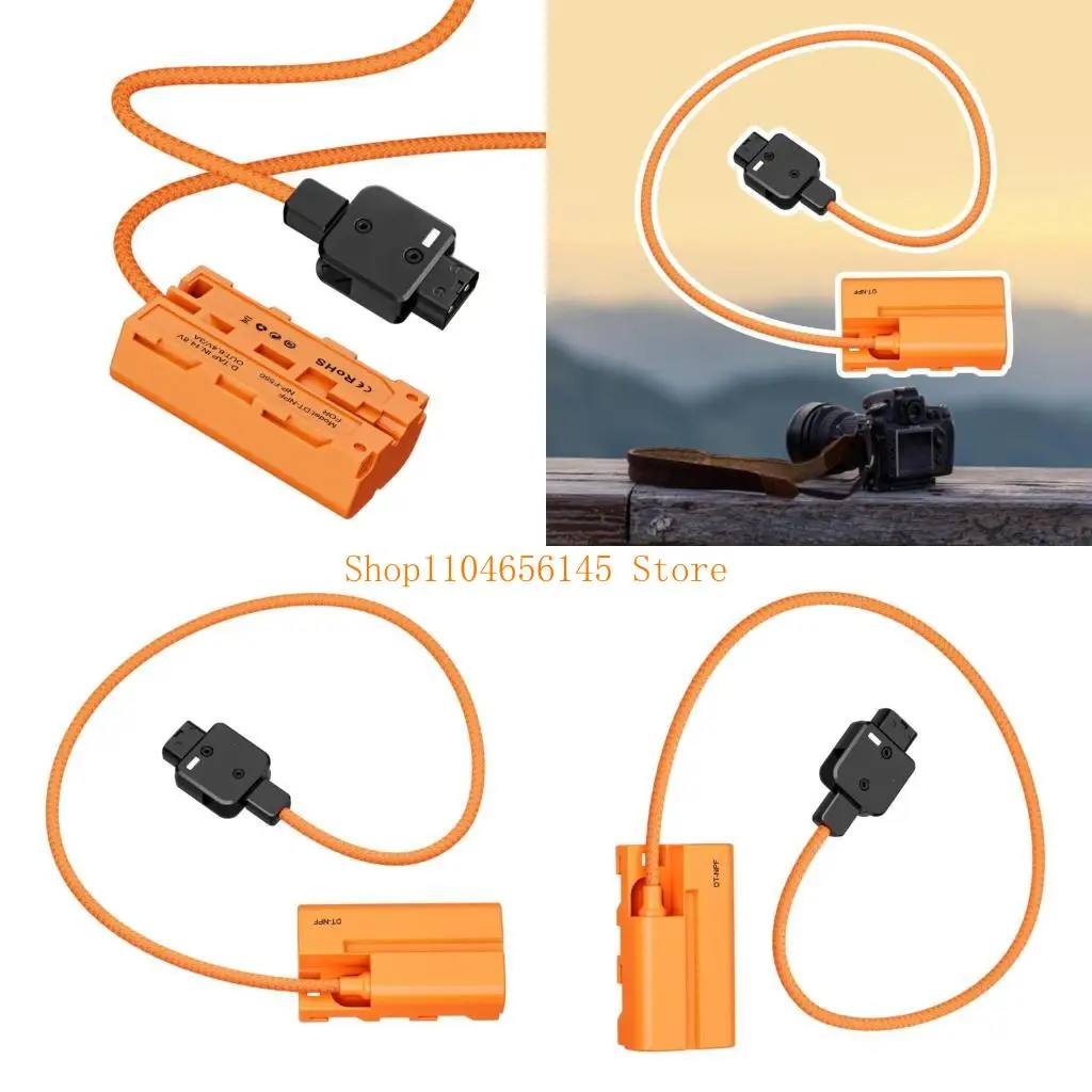 

D-Tap к NPF, плетеная проволочная муфта для аккумулятора, замена кабеля для аккумулятора F970 F960 F950 F770 F750