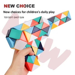 3D Puzzle Fidget Toys Transformable Cube Kid Education Toys Cubo Magico 24-72 Segments Magic Rule Snake Speed Cubes Toys for Kid