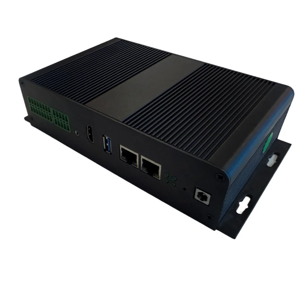 AI Smart Security Edge صندوق الكمبيوتر خوارزميات مدمجة متوافقة مع شبكات CCTV IP كاميرا تحليل الفيديو مسجل فيديو رقمي