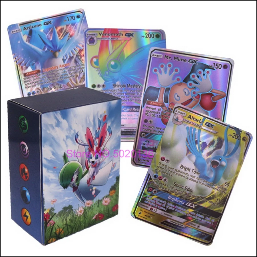 20 54 60 100 Pcs Pokemon TAG TEAM GX VMAX V MAX Shining Battle EX