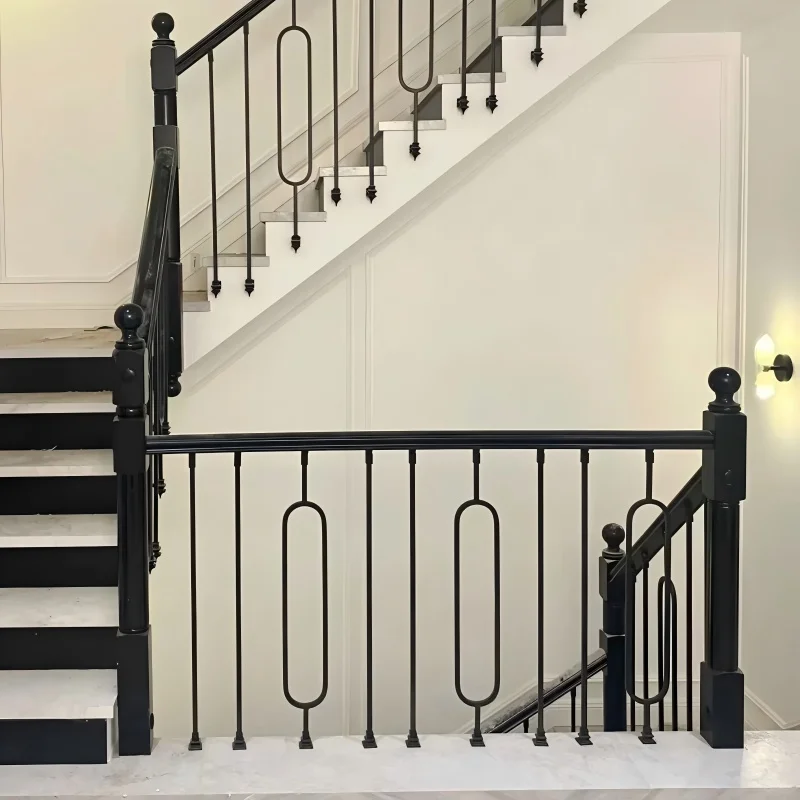 التخصيص درابزين الدرج الحديث درابزين الدرج الحديث درابزين الدرج مربع الصلب الملحقات