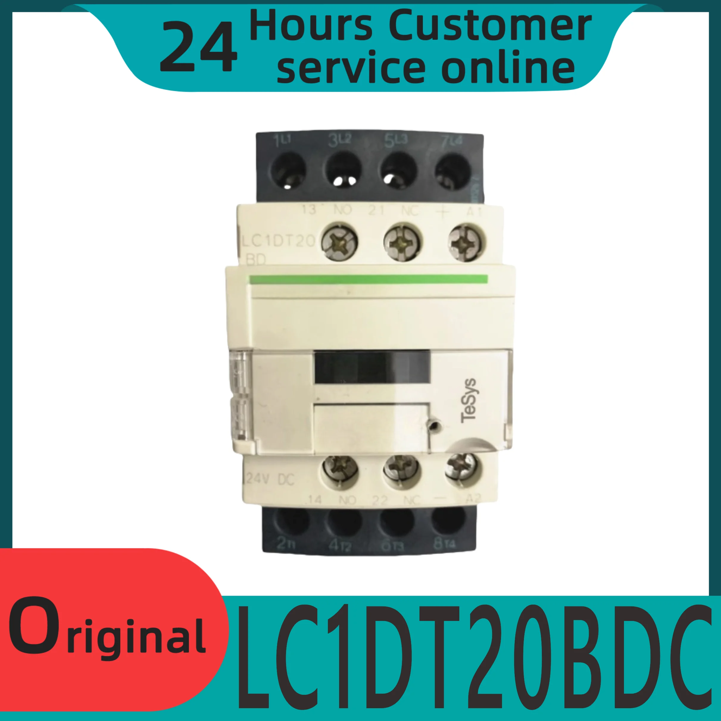 

New original LC1DT20VDC DC contactor LC1DT20VDC DC24V