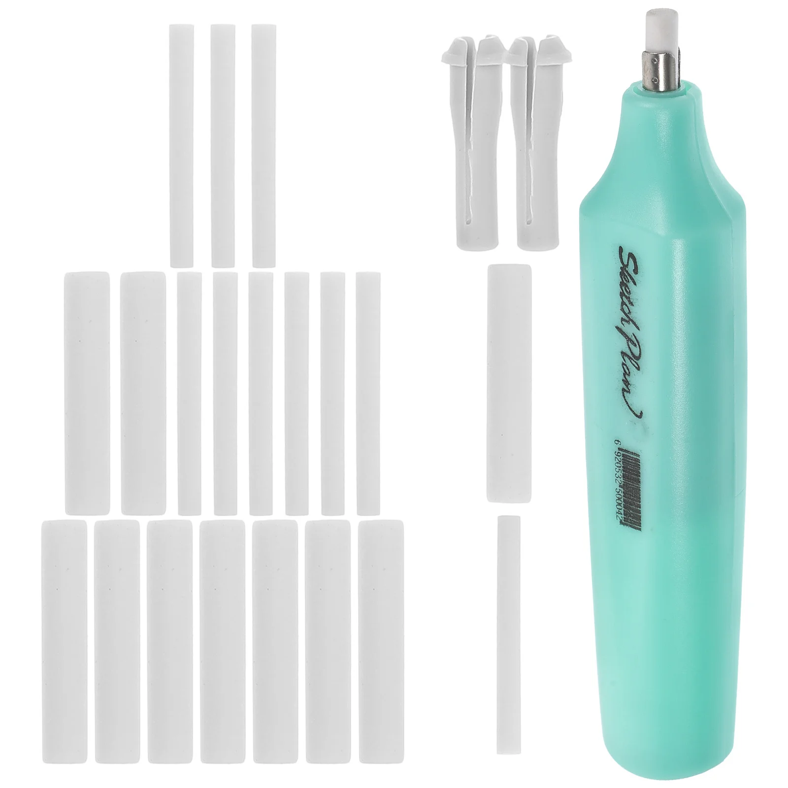 

1Set Electric Eraser Portable Compact Design Sketch Art Drawing Tool for Students School Supplies Pencil Erasers Stationery
