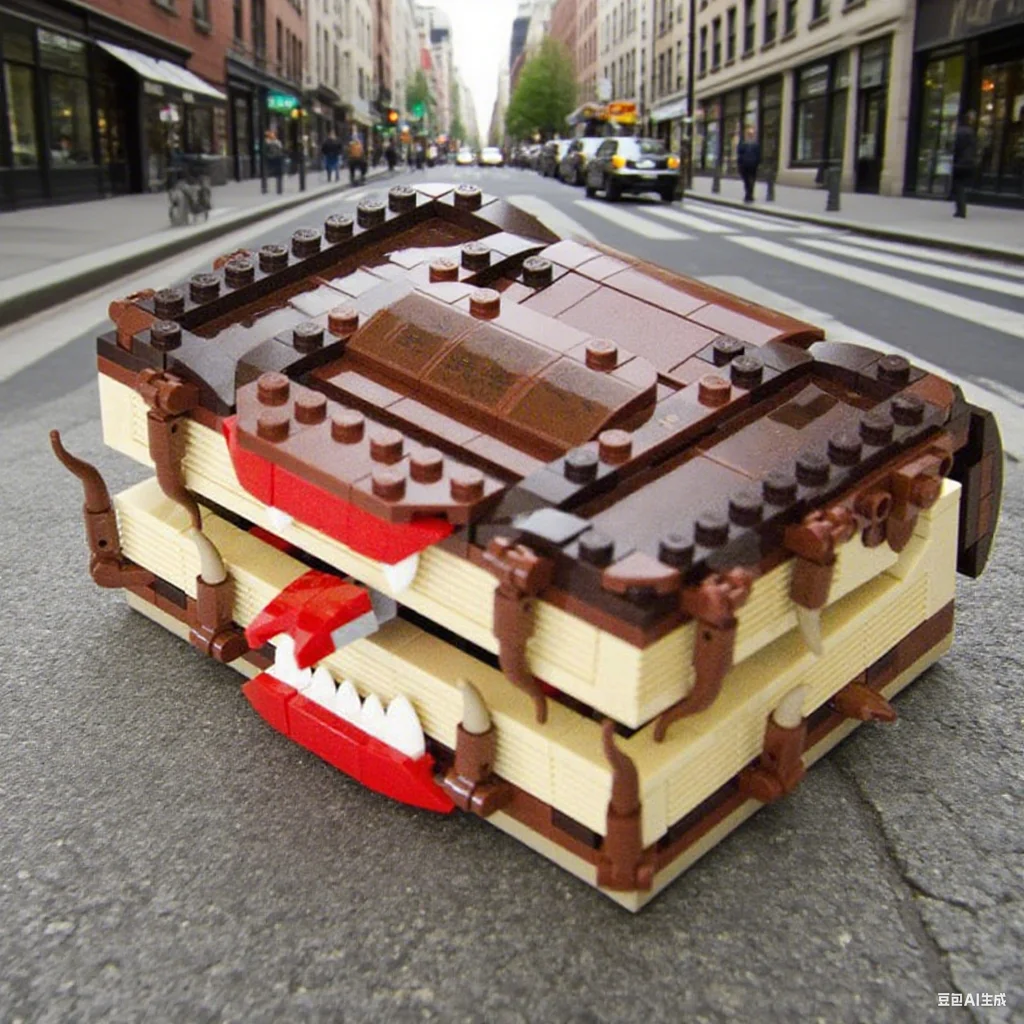 

364 шт. MOC моторизованная книга монстров монстров волшебная интерактивная модель Гарри DIY строительные блоки подарок на день рождения