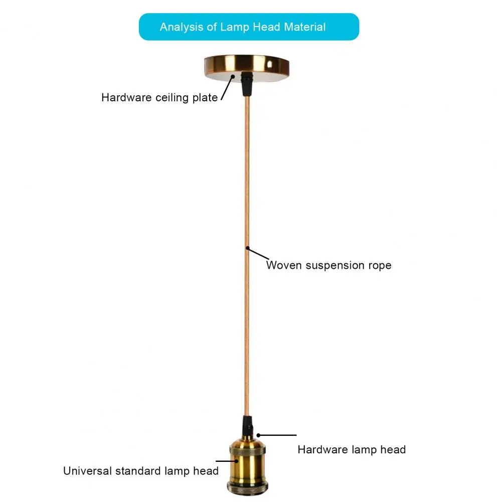 Elegancka lampa sufitowa rustykalna liny konopne uchwyt na żyrandol ze śrubą E27 do wszechstronnego sufitu podświetlana podstawa herbaciarni w stylu