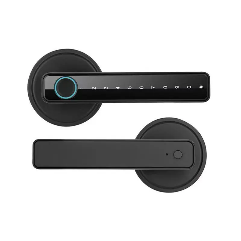 

Умный дверной замок Y14A Tuya с Bluetooth, функцией распознавания отпечатков пальцев, цифровым электронным замком с паролем и возможностью удаленной разблокировки через приложение.