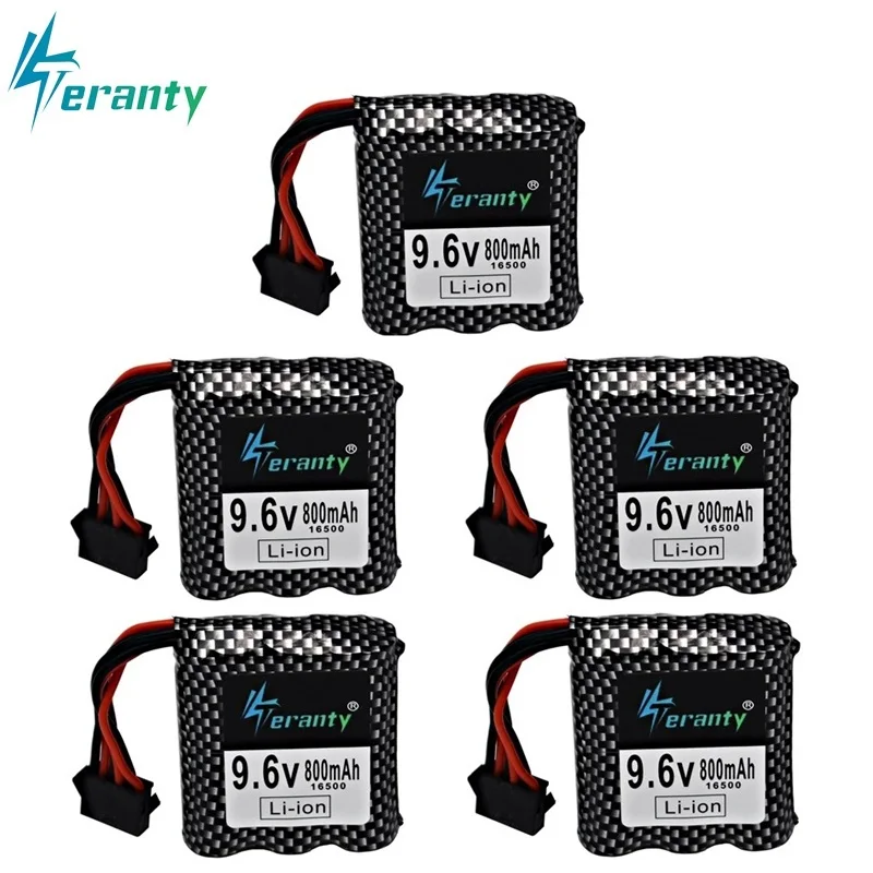 Batteria agli ioni di litio da 9.6v per 9115 9116 S911 S912 RC aggiornamento di ricambio per camion per auto 800mah 9.6V batteria ricaricabile per