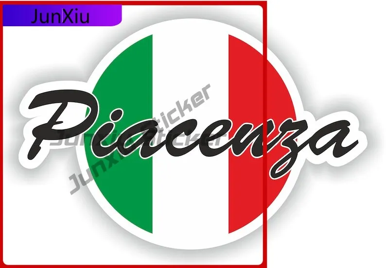 

Piacenza Italy Flag Travel Stickers Bumper Suv Bodywork Guitar Motorcycle Stickers And Decals Car Decoration Guitar Accessories