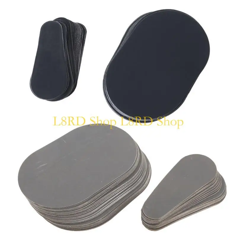 L8RD 80pcs Lisse bon pads jambes peau du décapant conjunto épilação esfoliante