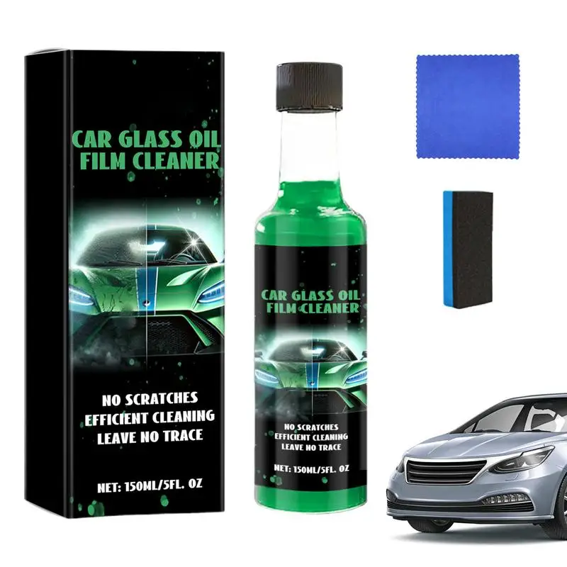 

Car Glass Oil Film Cleaner Oil Film Remover For Car Window Auto Glass Oil Film Remover 150ml For Easily Restore Glass Clarity