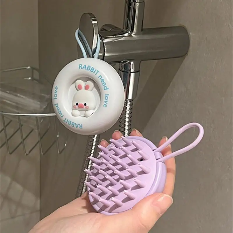 1PC Cartoon Cute Massage Shampoo Brush Head Acupoint Therapy Comb Health Care Hair Washing Brush Anti-itching Scalp Shampoo Comb