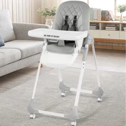 Children's dining chair Multi-functional adjustable home infant dining table chair portable folding baby dining chair