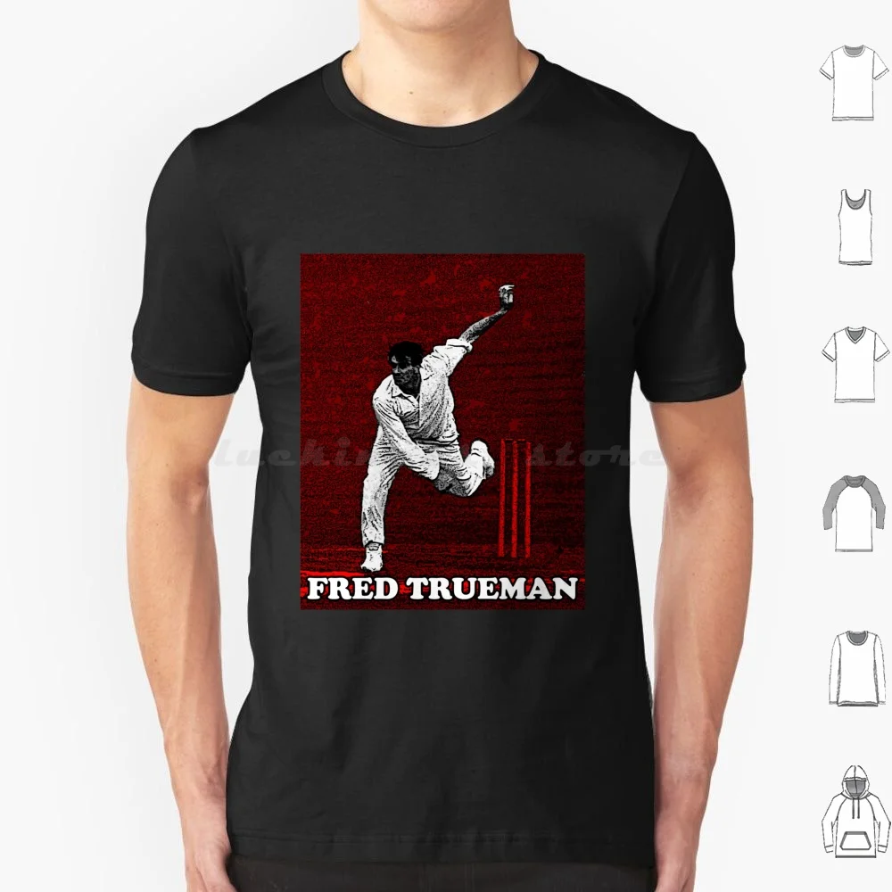 Fred Trueman T Shirt Men Women Kids 6xl Sports Cricket India England Australia Criquet Legends Cricket Player Games Australian