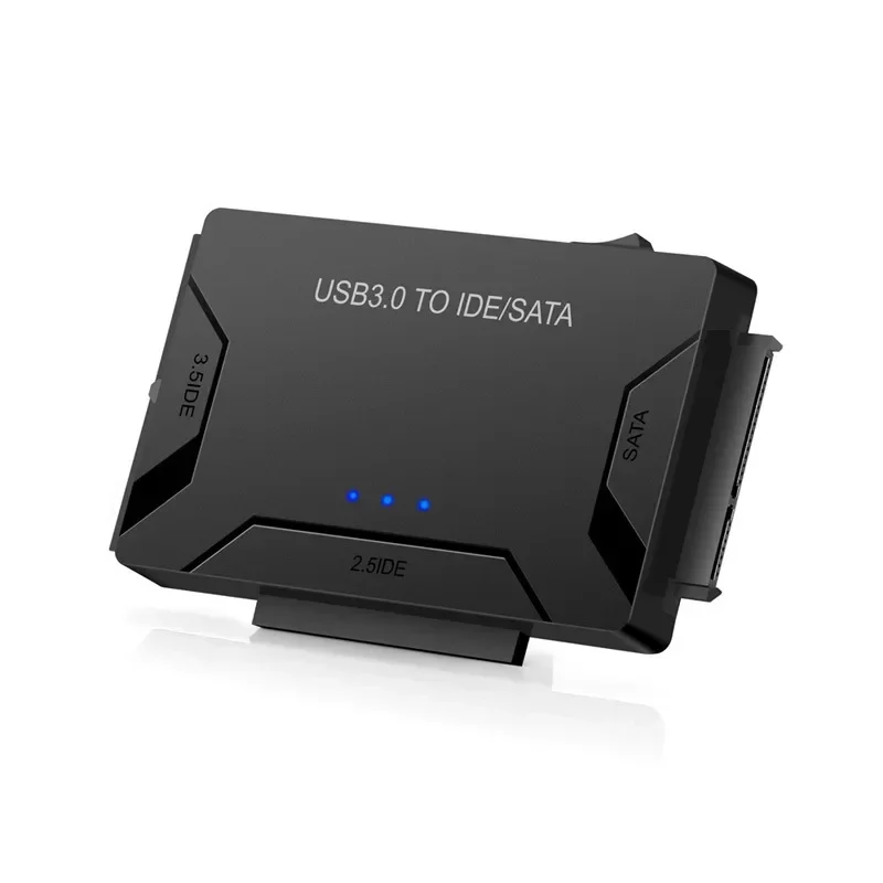 USB 3.0 إلى محول محرك الاقراص الصلبة SATA IDE مع الطاقة ، 2.5 ، 3.5 بوصة ، HDD ، SSD ، اقراص القرص الصلب ، الكمبيوتر المتوافق ، الكمبيوتر المحمول ، محرك الأقراص الضوئية