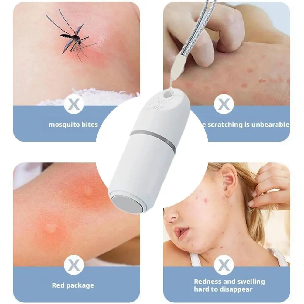 

Electronic Mosquito Bite Pen Chemical-Free Bug Bite Itch Relief Pen Anti-Itch Pen Camping Travel Outdoor For IOS/Type-c Plug