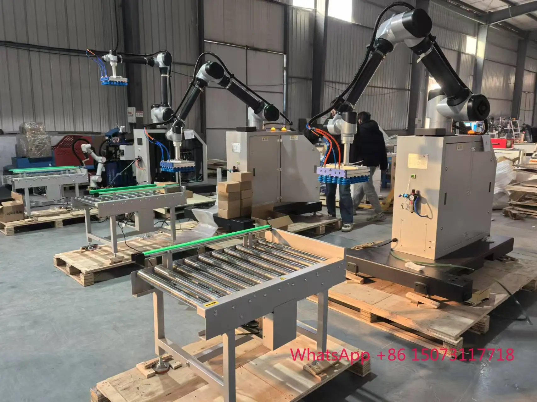 Fully Automatic Robotic Palletizing System Loading and Unloading Palletizing Robot for Container