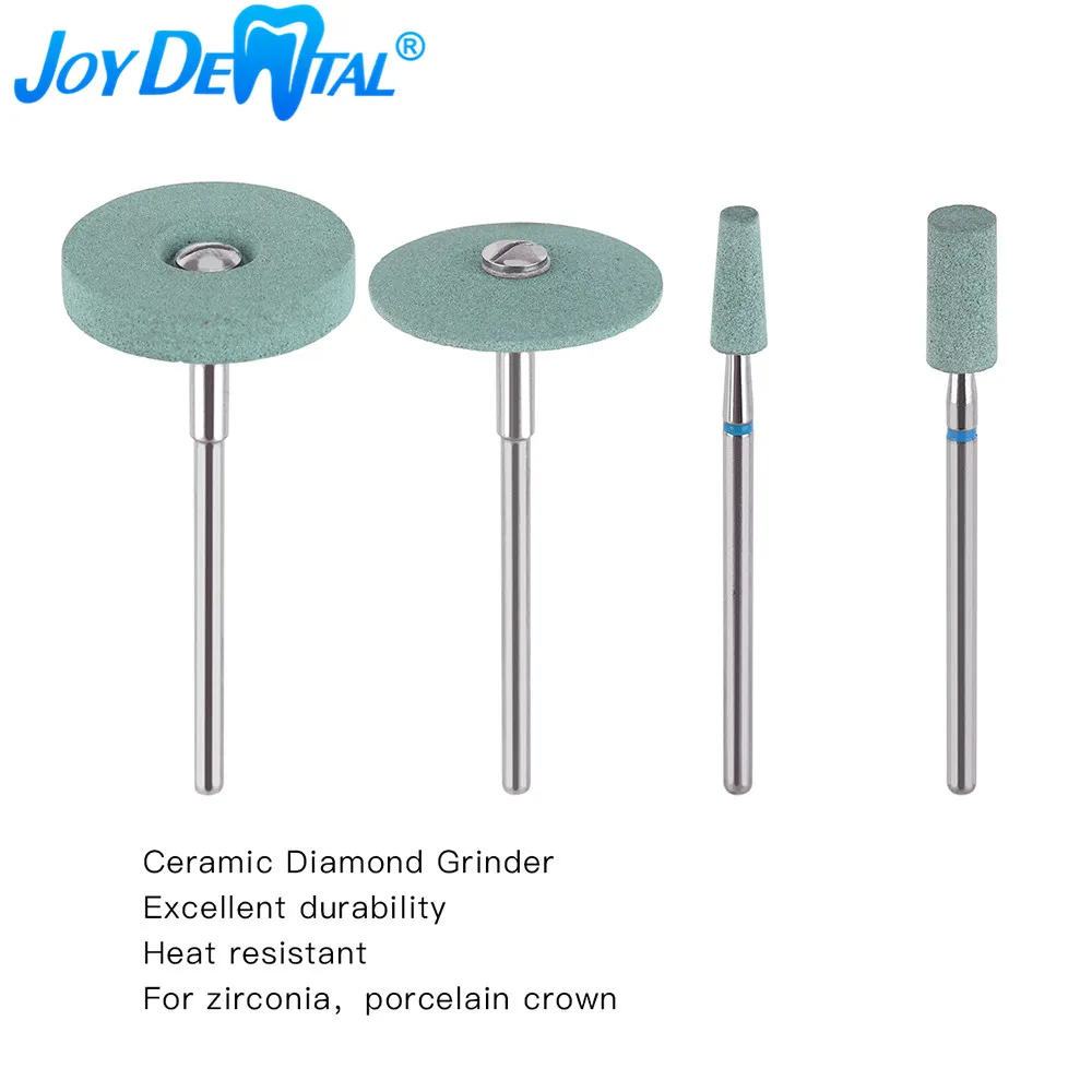 

JOYDENTAL Dental Lab Ceramic Bonded Grinder with Diamond 2.35mm Medium Zirconia Porcelain Polisher