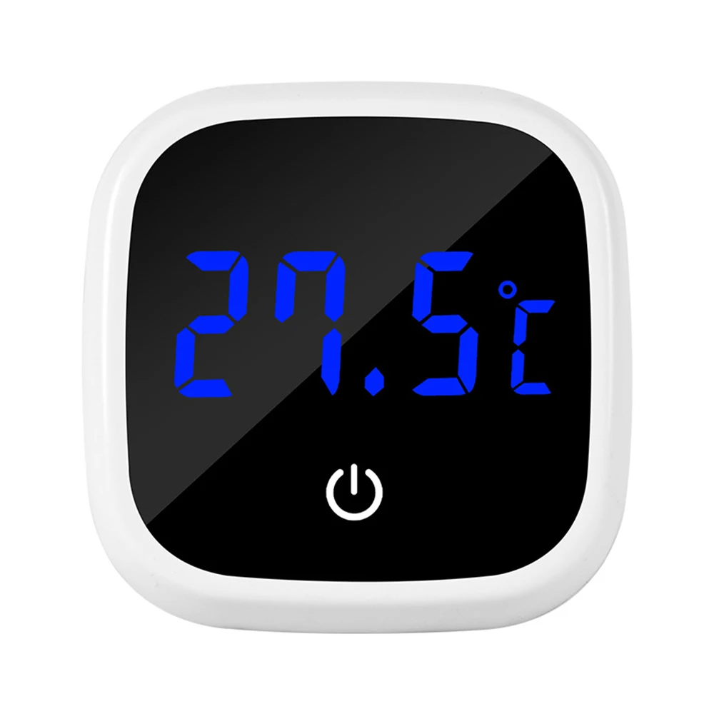 Aquarium-Thermometer, hochpräzise LED-Digitalanzeige, elektronisches Aquarium-Thermometer, Messgerät, Dual-Display, Weiß – Detail 9