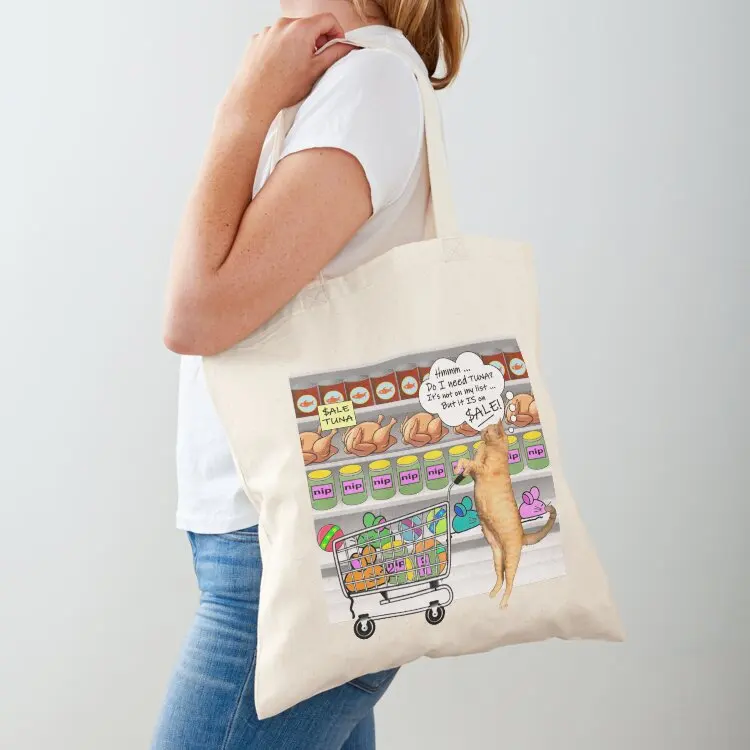 

Do I Need Tuna Tote Bag Canvas bag handbag supermarket folding bag custom bags