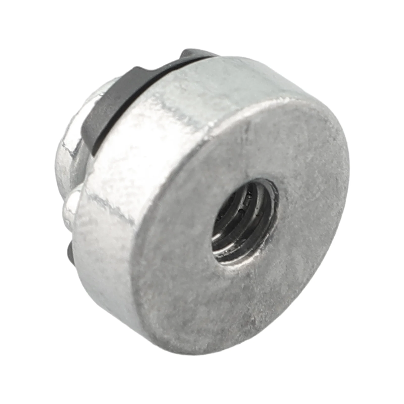 Features On A 1/4 In. - 20 Die Cast Nut With Nylon Retaining Washer. Can Be Widely Used To Provide A Mounting Point