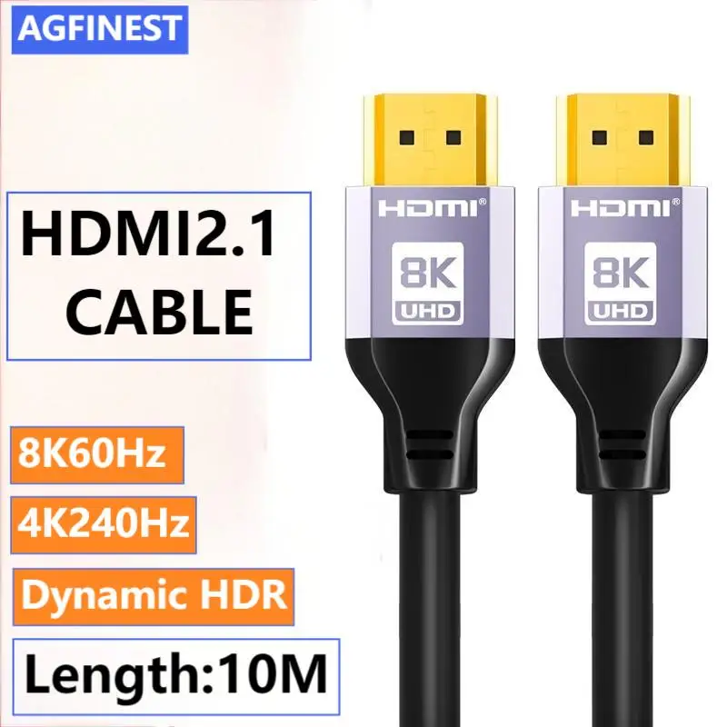 8K HDMI Cable 4K240Hz  10M 8M 5M 8K60Hz 48Gbps Fiber Optic HDMI 2.1 Cable HDR Compatible For  PS5 PS4 Xbox Monitor Computer TV