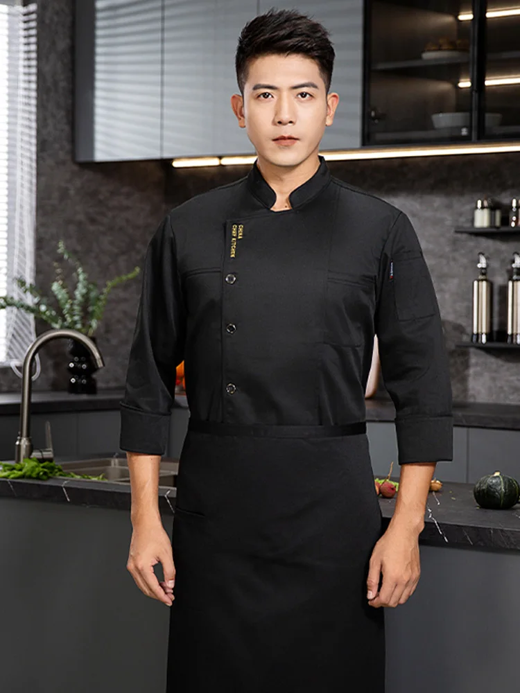 Restaurant Chef Kleding Hotel Keukenjas Mannen Vrouwen Professionele Kok Uniform Ober Werkkleding Catering Werkkleding