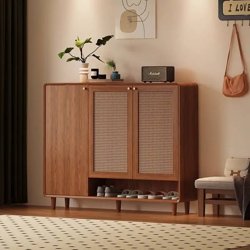 

Italian Style Cupboard Shoe Cabinet Wooden Nordic House Salon Organizer Shoe Rack Storage Luxury Zapatera Organizador Furniture