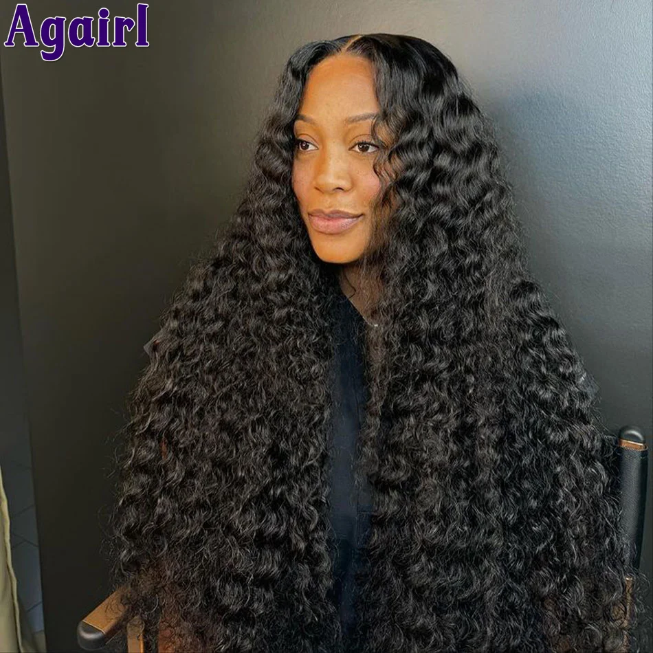 Ready Go 13X4 Water Wave Lace Frontal Wig Highlight Honey Blonde Brown Curly Human Hair Wigs Pre Plucked 6X4 Lace Wigs for Women