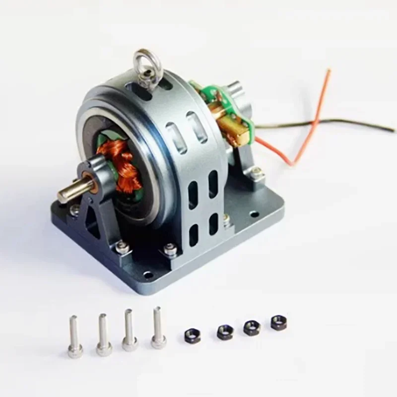 Pure Copper Core DIY Generator Motor with Metal Shell & Screws Physics Teaching Model Accessories