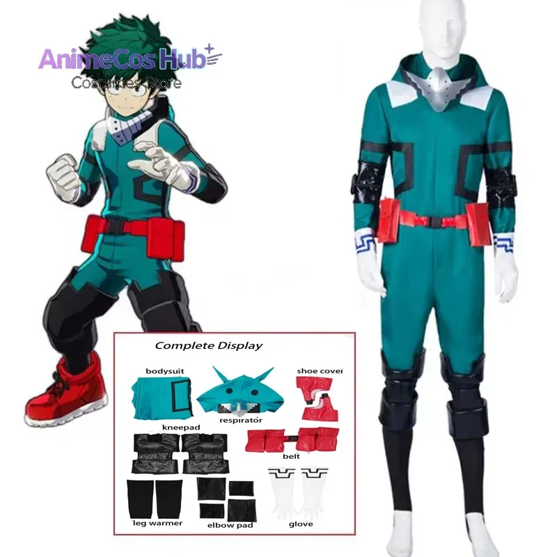 Anime My Hero Academia Izuku Midoriya Cosplay Kostüm Academia Anzug Grüne Uniformen Cosplay Kostüme Halloween Karneval Anzug – Detail 1