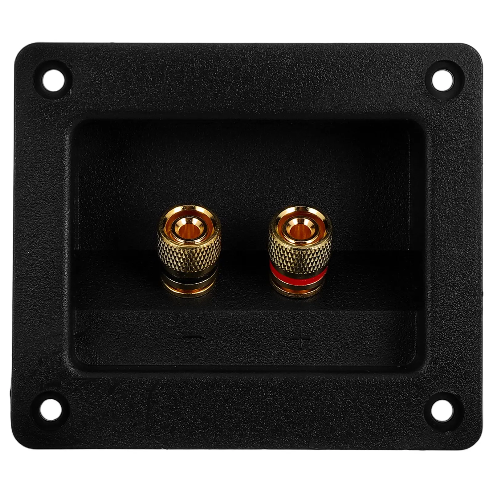 Way Speaker Terminal Box Pure Copper Binding Posts Thickened Plate for DIY Audio Subwoofer Connector Stereo Sound