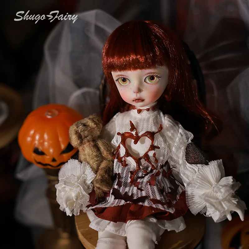 ShugaFairy Nitta 1/6 Bjd Doll Halloween Clown Style Party High Quality Ball Jointed Dolls Toys