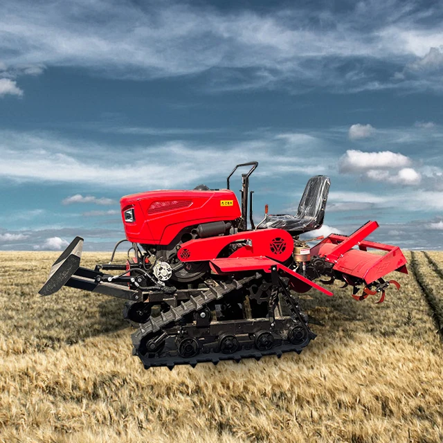 Multi-Functional Micro-Cultivator for Small Agricultural Orchards Automatic Rotary Cultivator High-Capacity Engine