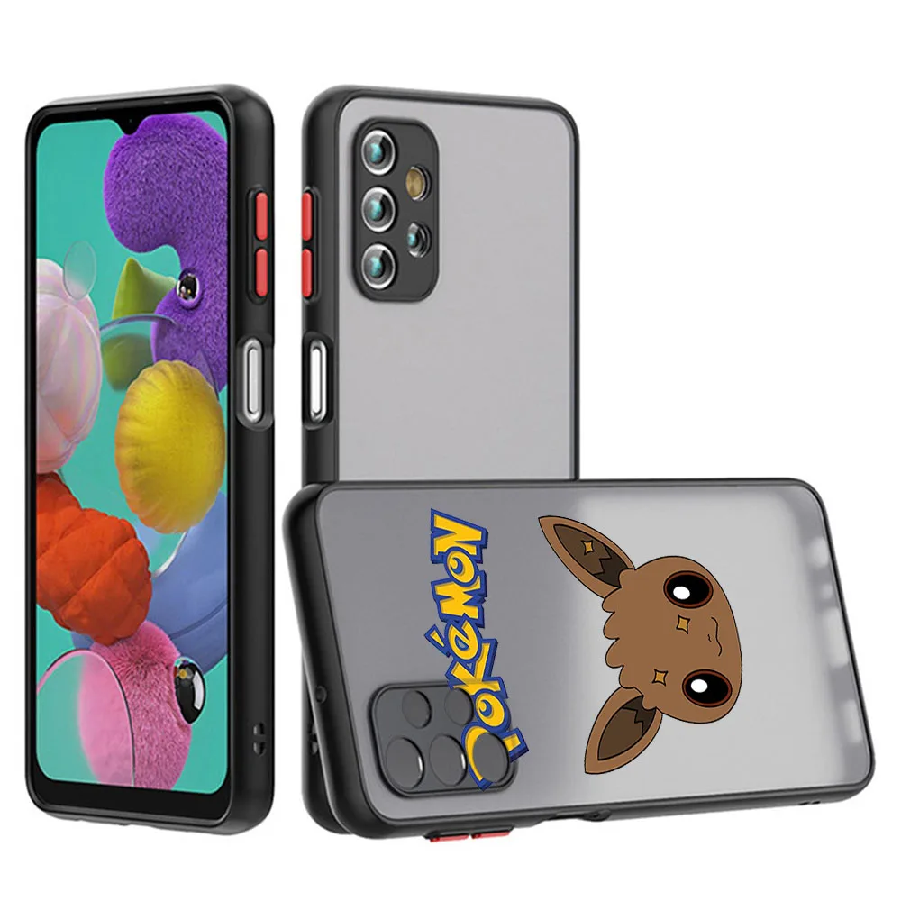 Casing ponsel tren baru, penutup belakang transparan Pokemon lucu untuk Xiaomi 14 13C Redmi Note 13 Poco X4 X5 X3 F3 C51 C50 C40 M5 Pikachu