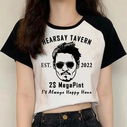 Justice for Johnny Depp T Shirt Men Keep Calm Time for A Mega Pint T-Shirt Women Depp Graphic Print Fashion Tshirt Male Clothes