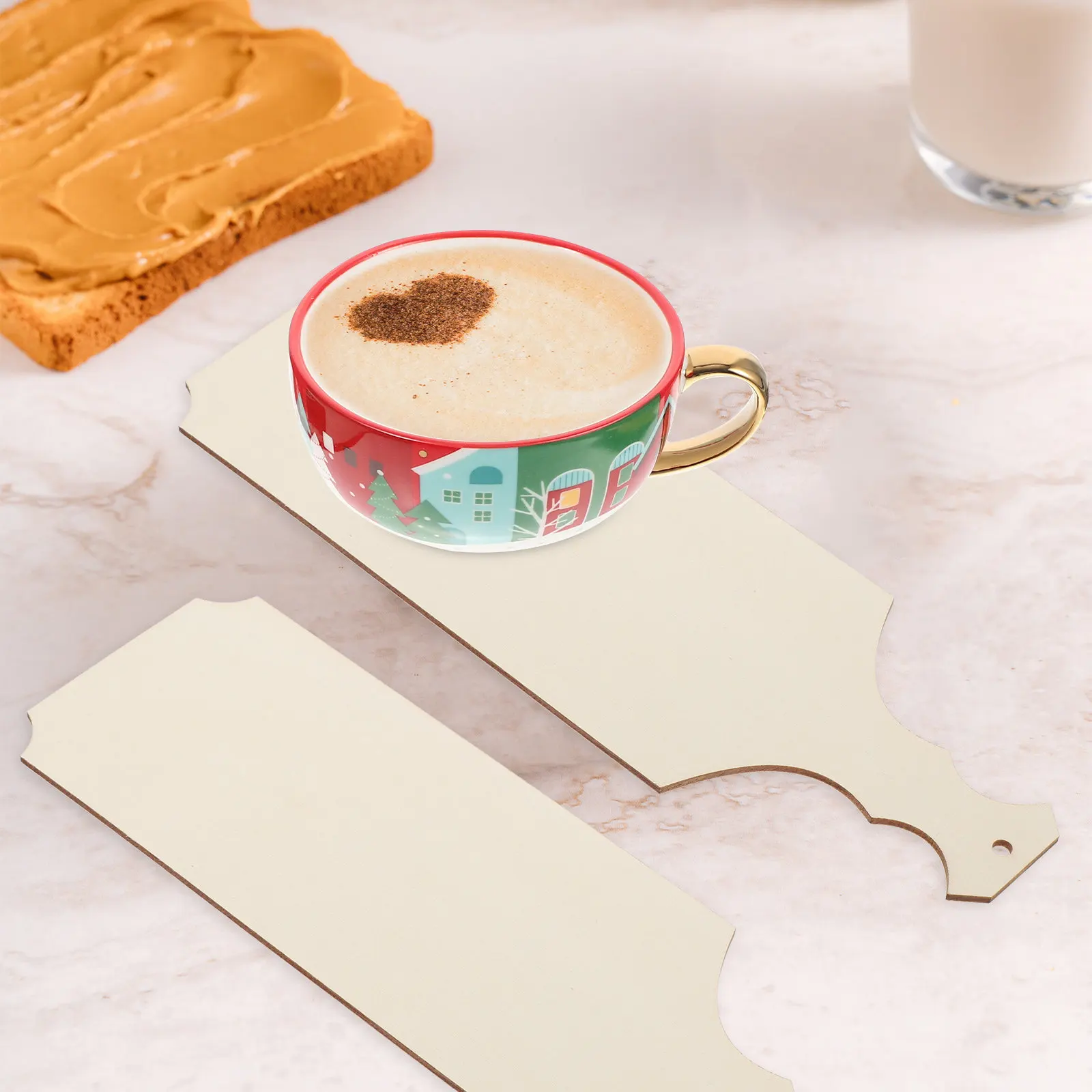 6Pcs Wooden Cutting…