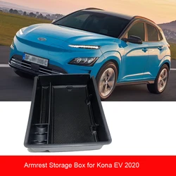 Schowek w podłokietniku samochodowym dla Hyundai Kona Elektro/Kona EV 2020 wersja elektryczna kontrola centralna pojemnik układanie Tidying Tray