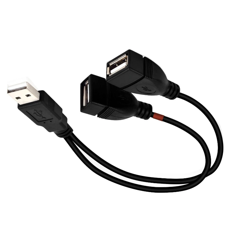 Usb2.0 Male to Double Female Adapter Cable Line Usb2.0 Dual Female to Male Cord wire Usb male to Female extension Cable Cord