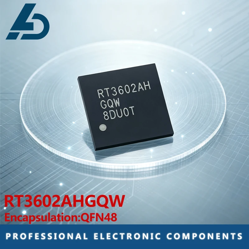 5PCS RT3602AHGQW RT3602AH packaged in QFN48, is a DC-DC power chip
