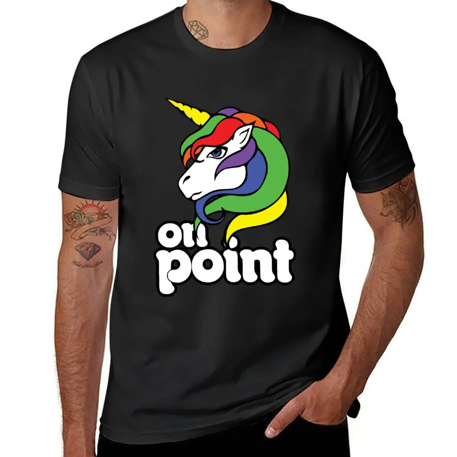 On Point unicorn T-Shirt new edition animal prinfor boys sweat anime clothes mens t shirts casual stylish