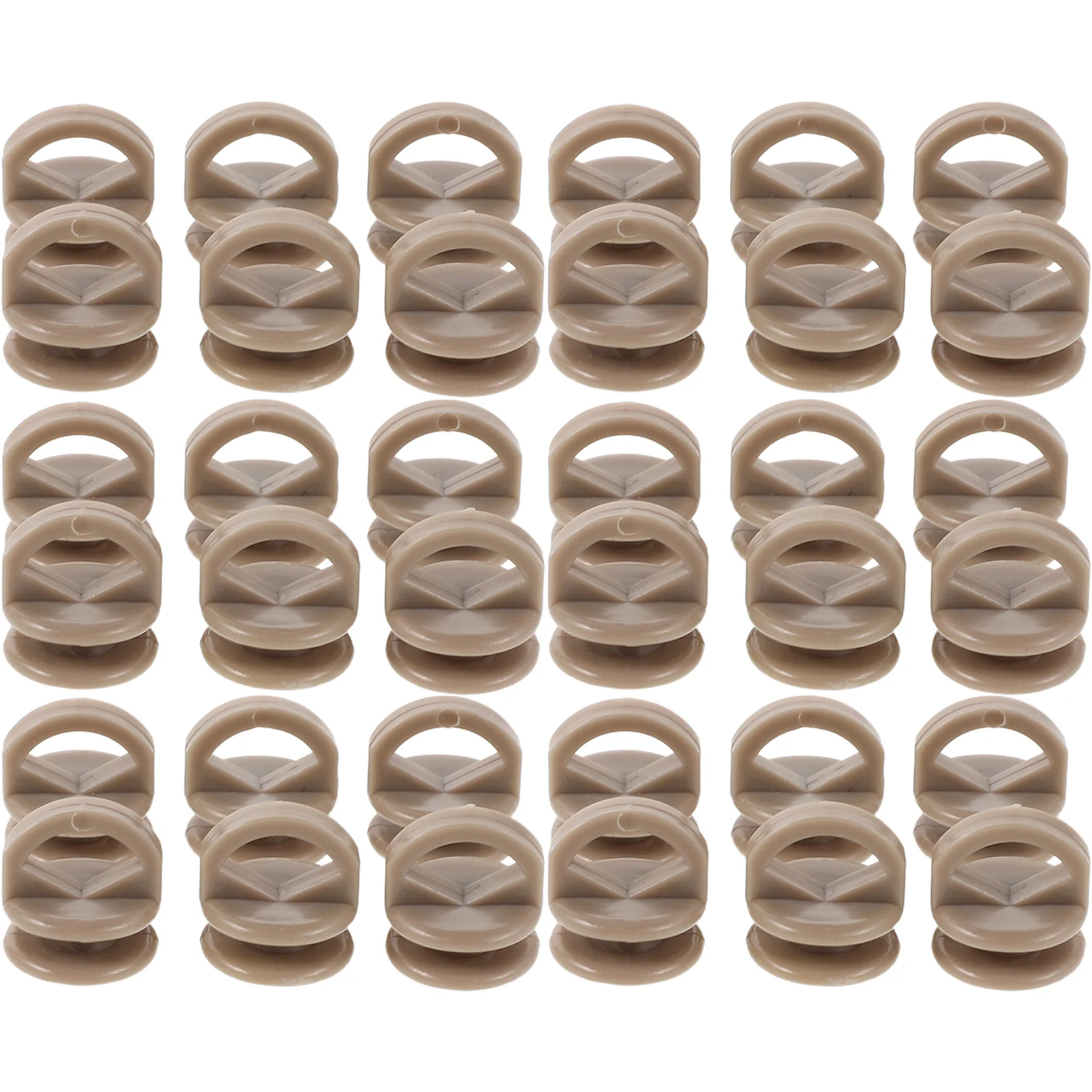 

500pcs Car Hooks Plastic Universal Fit Rv Caravan Truck Smooth Sliding Track Gliders Durable Curtain Holder Clips - Caravan