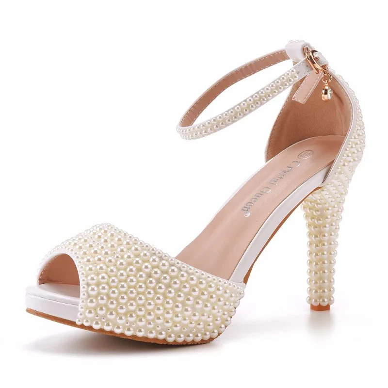 

2026 Plus Size 34-42 Shoes for Women Summer Women Luxury Peep Toe Party Evening Wedding Sandals Women Shoes Sandalias De Mujer