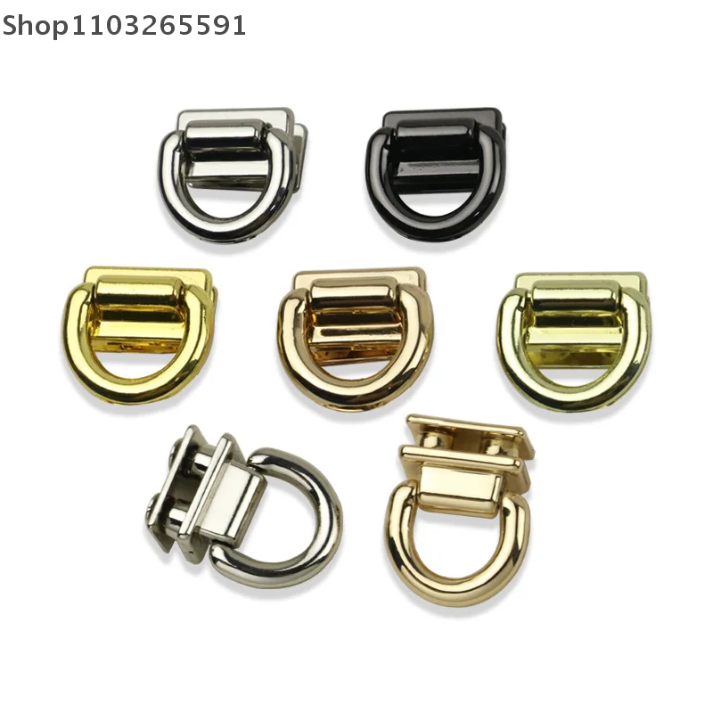 

Зажим для сумки с D-образным кольцом, пряжка, винт, разъем для ручки цепи, вешалка для ремня — фурнитура для сумок своими руками