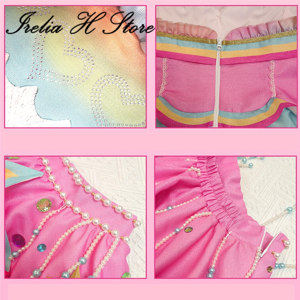 إيريليا إتش أيكاتسو ستارز! أزياء Nijino Yume التأثيرية للنساء فستان الأرض فستان لوليتا أجنحة النجمة النسائية