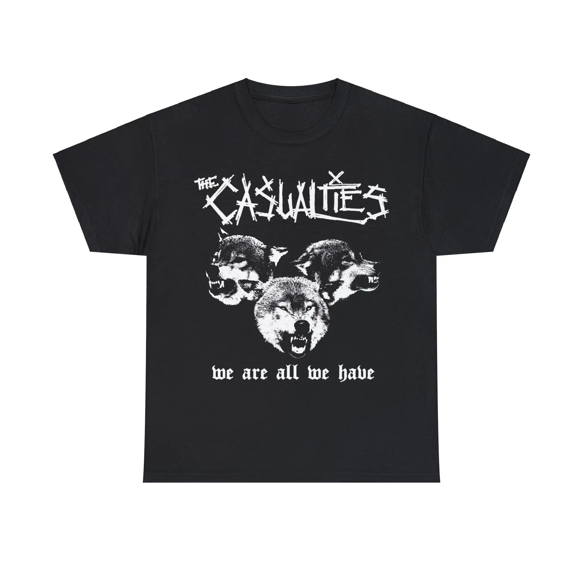 The Casualties T Shirt We Are All Have Exploited Gbh Unseen Subhumans Adicts Us Bombs Heavy Cotton S 5Xl