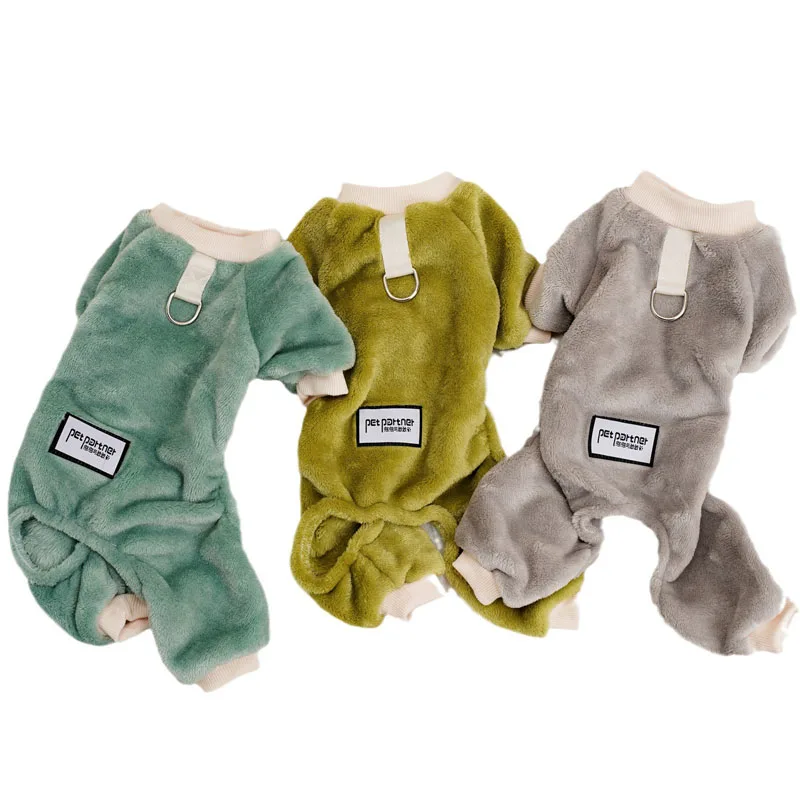 

Dog Winter Clothes Fleece Clothing Warm Overalls Pajamas For Small Medium Dogs Shih Tzu Dachshund Puppy Jumpsuit Costume Suit XL