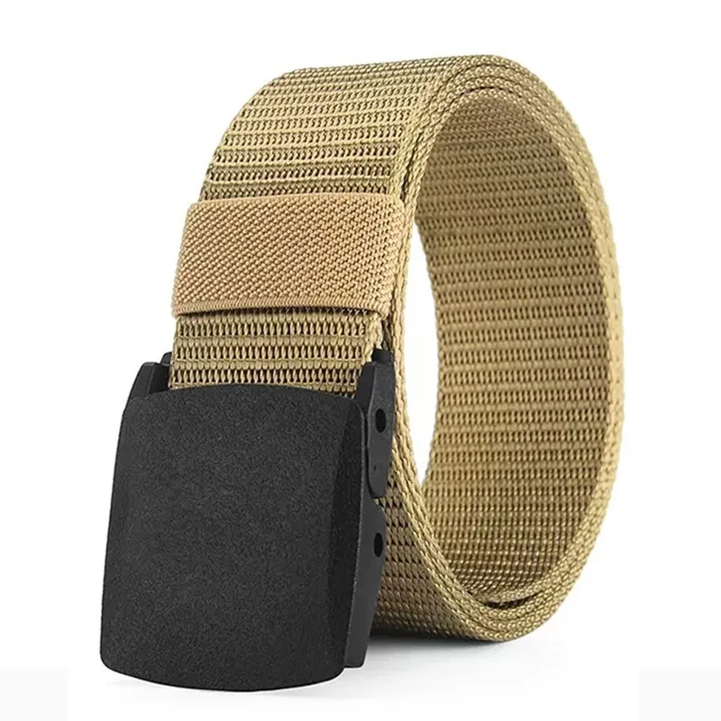 Hochwertiger Gürtel mit automatischer Schnalle für Herren, Canvas, taktischer Gürtel, schwarz, Arbeitskleidung, Freizeit, Outdoor, Militärtraining, Hosengürtel für Herren – Detail 19